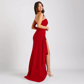 AMELY | VIRAL SLIT KLÄNNING