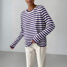 CELESTE | PULL À RAYURES