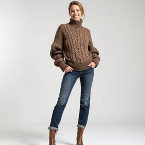 JENNY | STICKAD POLOHALSE